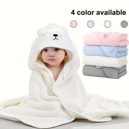 1pc Children Cartoon Bath Towel, Children Blanke, Water Absorbent, Soft And Skin-friendly Bath Towel, Christmas Halloween Thanksgiving Day Gifts