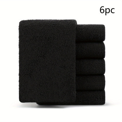 6pcs Makeup Remover Towel Set, Strong Water Absorption, Soft Towel For Bathroom, Spa, And Gyms