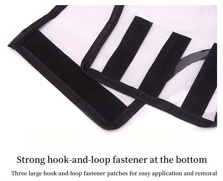 3pcs Luggage Protective Covers, Check-in Shockproof Thick PVC Transparent Dustproof Covers for 50.8cm+60.96cm+71.12cm Suitcases, Waterproof & Durable