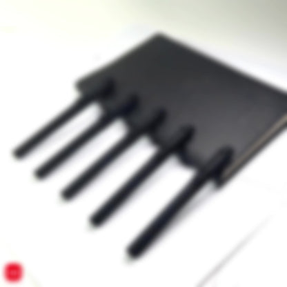 2/5pcs innovative black neutral pen with 0.7mm tip elastic clip design for smooth writing, good hand feel, clear handwriting, note taking pen for daily problem-solving and painting use. Back to season