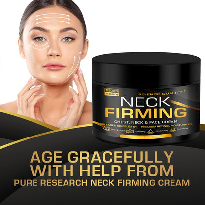 50ml Neck Firming Cream Use On Saggy Or Turkey Neck, Tightener - Collagen & Retinol Skin Tightening Cream - Moisturizer For Neck & Décolleté