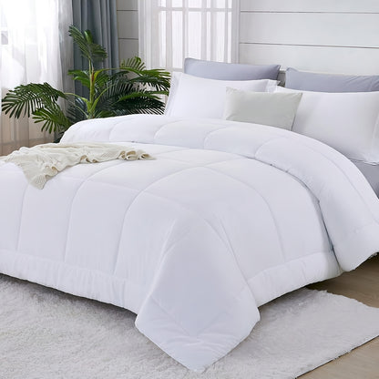 Edredão acolchoado xadrez estilo francês aconchegante - Macio, quente e lavável à máquina para todas as estações.