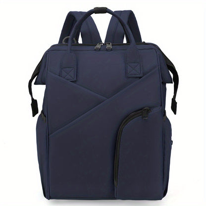 Multi-layer Space Large-capacity Solid Color Fashion Simple Mommy Bag Portable Multi-functional Backpack, Halloween Thanksgiving Day Christmas Gift