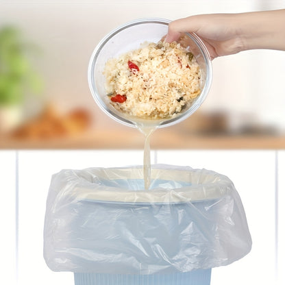 5 rolos com 100 sacos de lixo cada, capacidade de 9,99L (45,01 x 50,01 cm) - Alta qualidade, à prova de fugas, multiusos para casa, cozinha, escritório, escola, exterior e casa de banho - Sacos de lixo descartáveis ​​de plástico ecológicos.