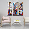 Conjunto de 3 Quadros Decorativos Musicais Suspensos