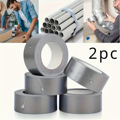 2roll Heavy-Duty Waterproof PVC Duct Tape - 10 Mil, Professional-Grade, Ideal for Multi-Purpose Repairs in Auto Shops, Restaurants & Hotels (40mm X 10m)