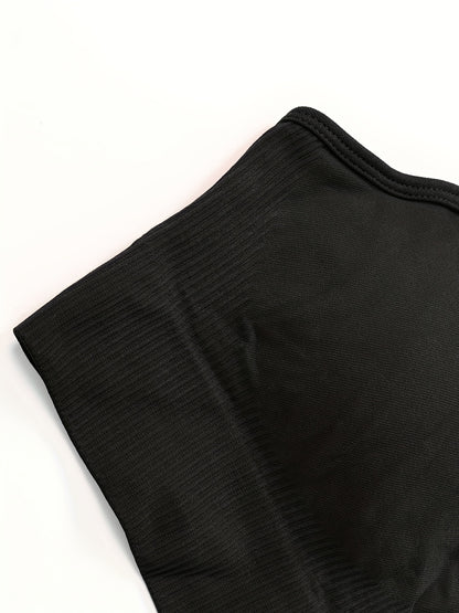3 pcs Breathable Criss Cross Sports Bra for Women - Sleeveless Yoga Crop Top with Adjustable Straps - Perfect for Fitness and Activewear