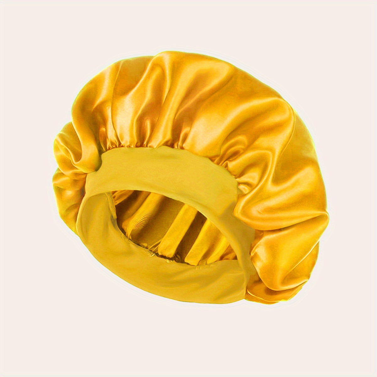 Women'S Satin Bonnet 2023, Elastic Band Hair Hat for Curling and Straight Hair, Wide Brim Sleep Cap, Bath Cap, Dry Hair Cover, 100% Polyester, Oil-Free, Comfortable Fit