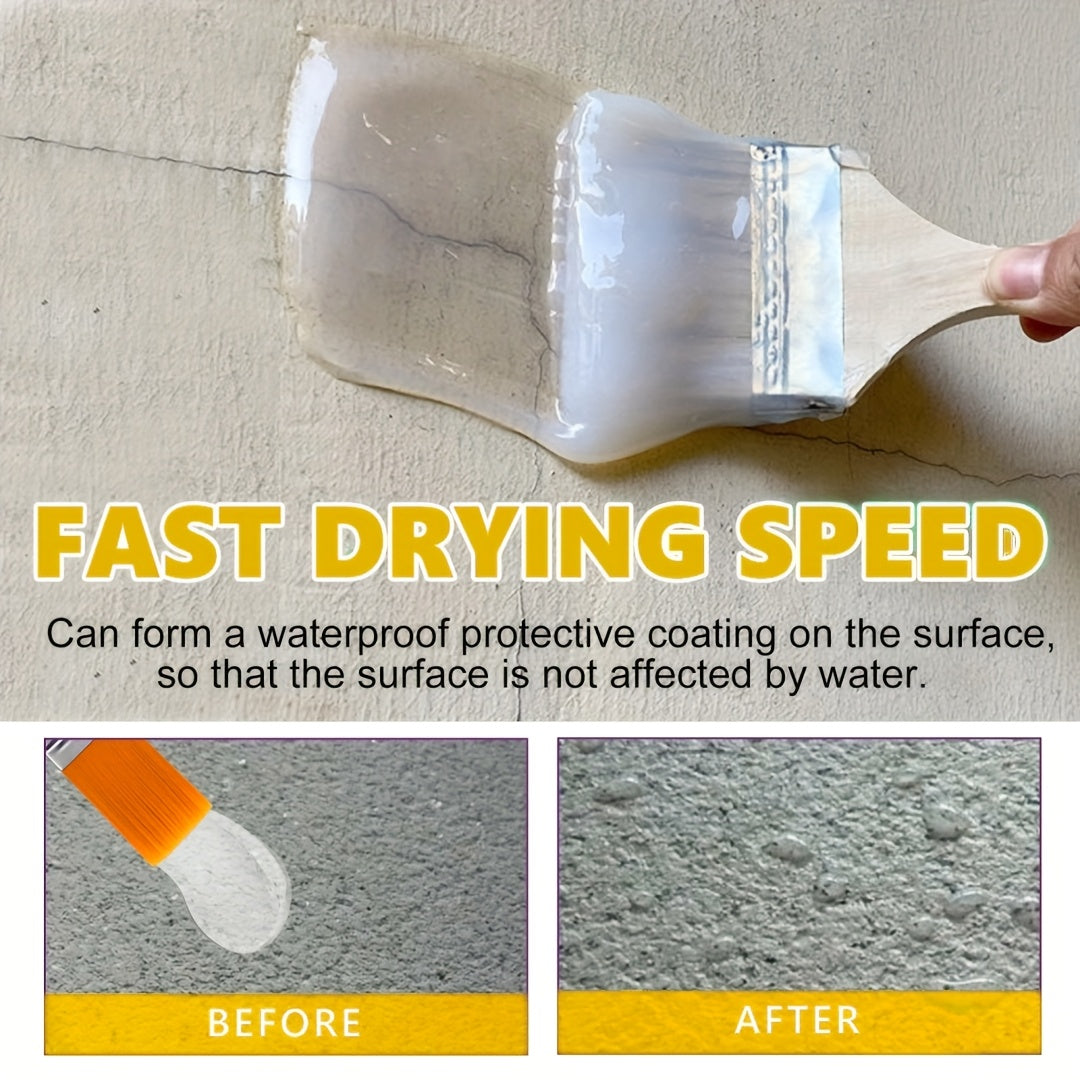 1kg/35oz DOEYVOSE Heavy-Duty Waterproof Sealant - Quick-Drying No-Residue Waterproofing Coating, Strong Adhesive for Ship Decks, Floors, Basements, Roofs, - & DIY Leakproof Seal (1kg Tube)