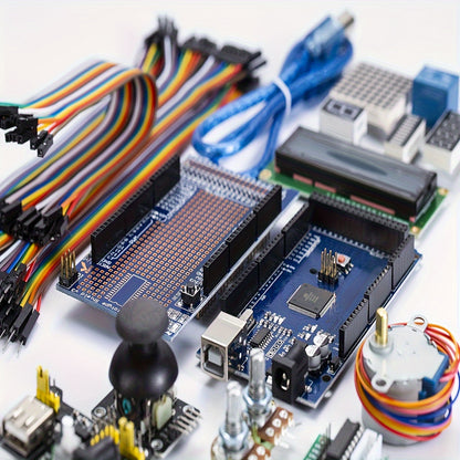 1 Set Full Version Starter Kit For Arduino Beginner Learning, MEGA 2560 Servo Motor LCD1602 Model