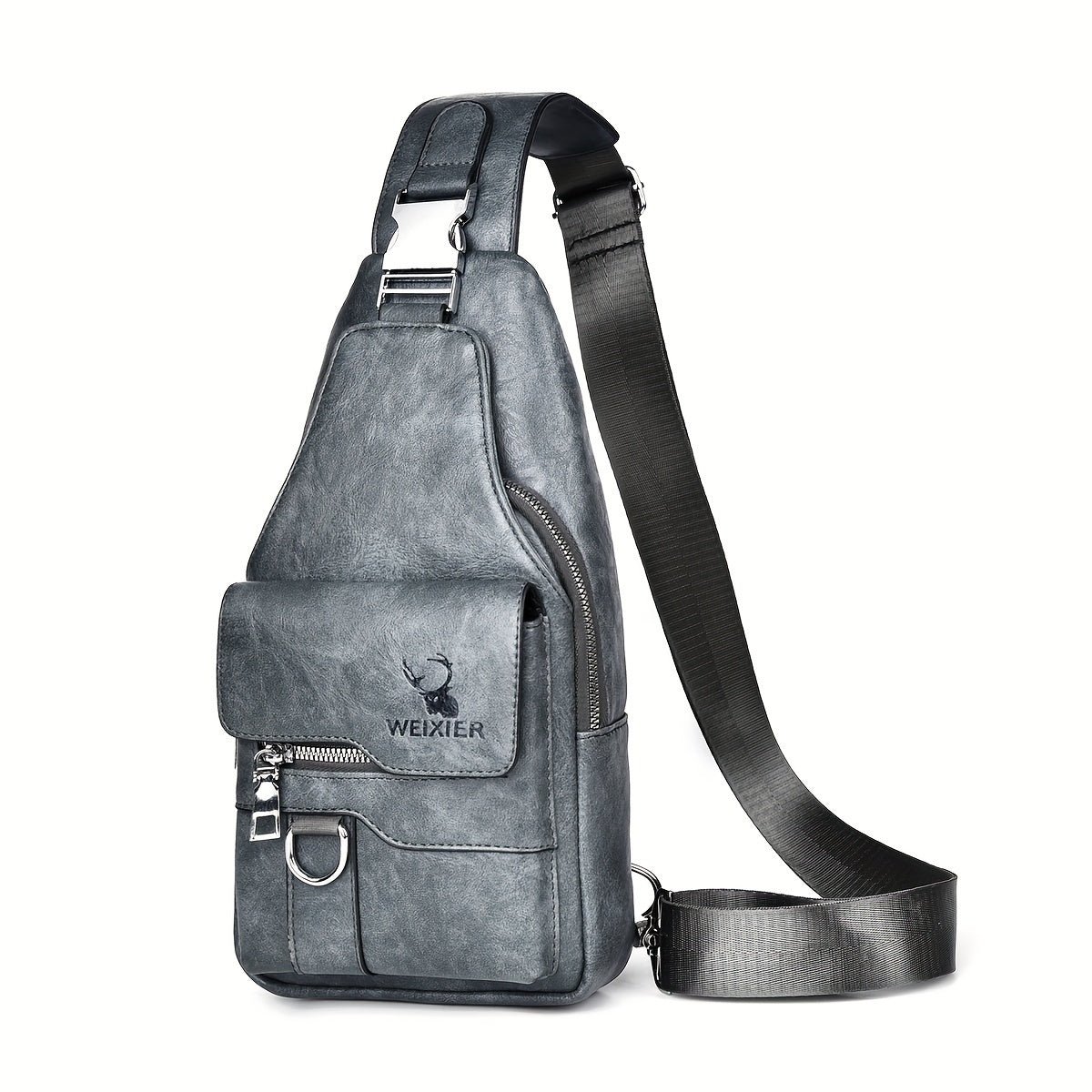 New and Wear-Resistant Men's Crossbody Bag, Handbag, Shoulder Bag, Chest Bag, Made of Wear-Resistant Fabric, with Large Capacity, Convenient to Carry, Suitable for Daily Work, Leisure, and Travel, Available in Multiple Colors