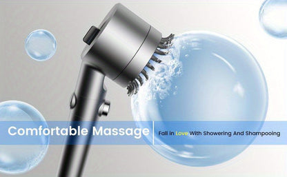 1pc Ion Drops Shower Head, 2025 New Iondrops Filtered Shower Head with Handheld Filtered Shower with Hose Adjustable Settings