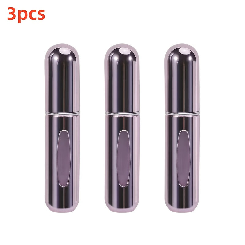 For Mini Portable Refillable Perfume Atomizer - Aluminum Mist Spray Bottle for Travel, Multi-Color Options, Fragrance-Free (Bubble-Free), Refillable Perfume Bottle|Compact Design|Aluminum Atomizer, Perfume Bottl