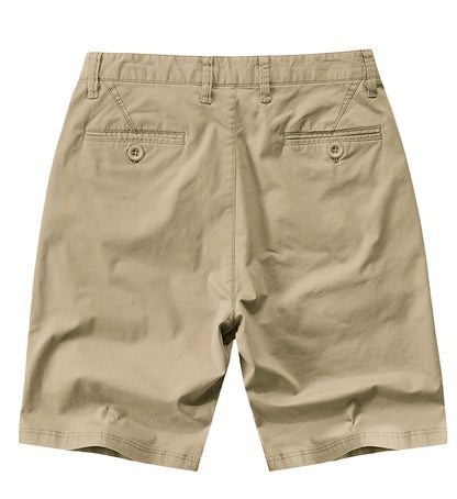 Men'S Heavy-Duty Work Shorts - Non-Stretch Fabric with Multiple Utility Pockets, Adjustable Button Closure - Black Cargo Shorts for Construction, Hiking, Everyday Casual Wear - Non-Stretchy Office & Outdoor Pants, Hiking Appa
