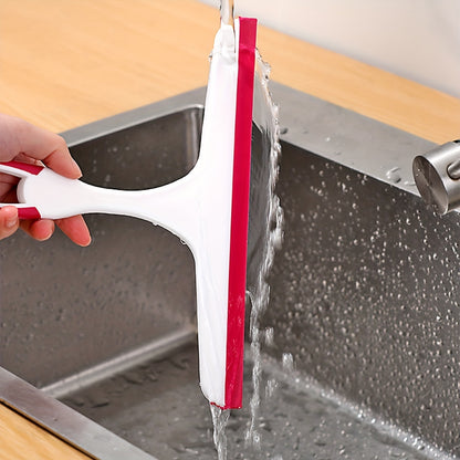 1pc, Shower Squeegee, Household Cleaning Squeegee, Window Squeegee, Handheld Glass Wiper, Water Removal Scraper, Suitable For Shower Doors, Bathroom, Window And Car Glass, Cleaning Supplies, Cleaning Tool, Back To School