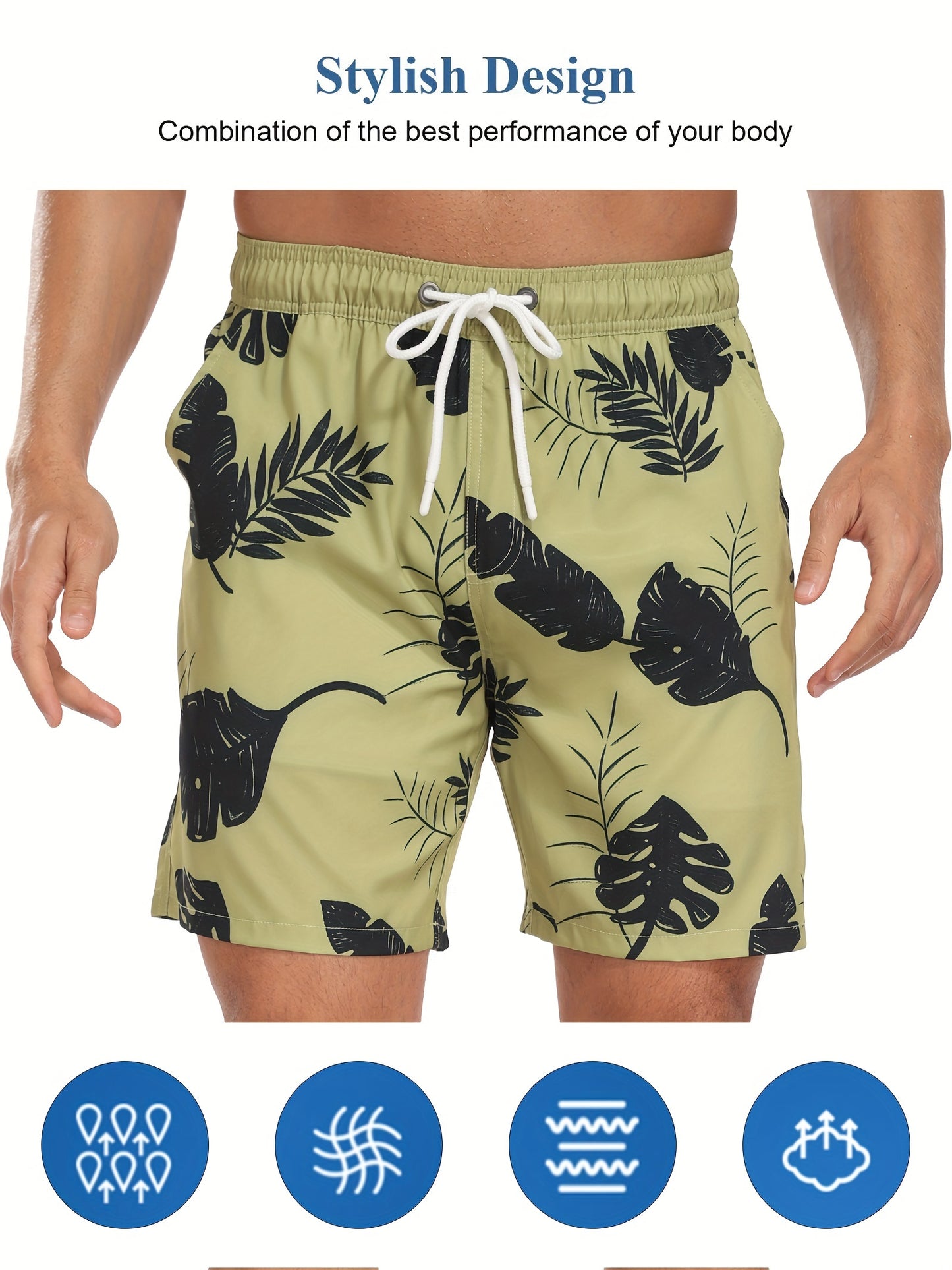Men'S Quick-Dry Beach Shorts