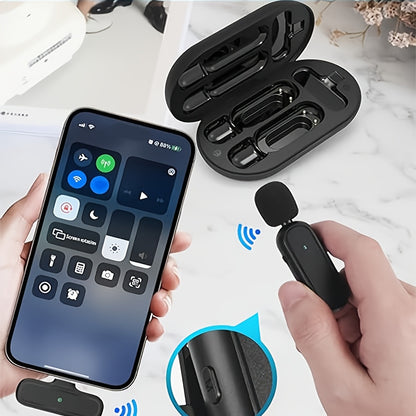 Kit 2 Microfones Sem Fios Profissionais com Estojo