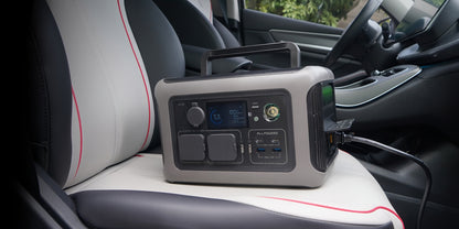 Estação de energia portátil ALLPOWERS R600 299Wh com bateria LiFePO4, saída CA, gerador solar de 600 W, carregamento rápido de 0 a 100% em 1 hora para campismo, autocaravana, emergências, RV, gerador portátil para campismo, bateria solar, G