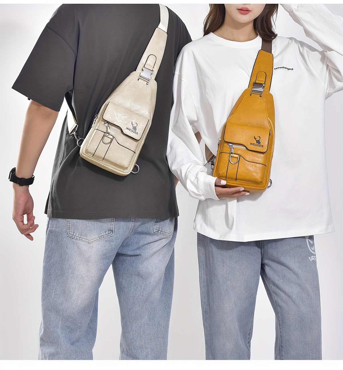 New and Wear-Resistant Men's Crossbody Bag, Handbag, Shoulder Bag, Chest Bag, Made of Wear-Resistant Fabric, with Large Capacity, Convenient to Carry, Suitable for Daily Work, Leisure, and Travel, Available in Multiple Colors