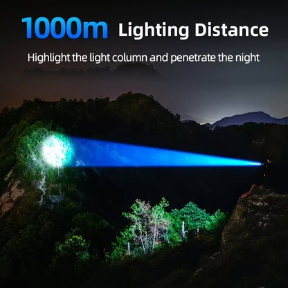 Flashlight (Enhanced Super Bright Version) Large Capacity Battery Long Life, Zoomable - Ultra Long Range & Floodlight, Type-C Charging Suitable for Home, Emergency Lighting, Outdoor Lighting Equipment Traveling, Night Fishing