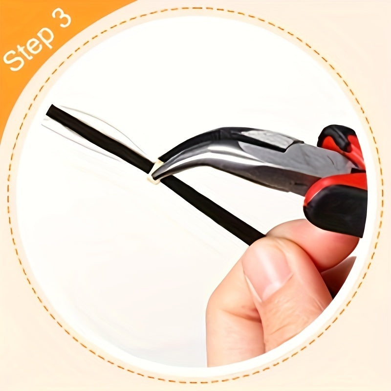 The cheapest hair extension kit on the whole network, equipped with 200 hair extension rings, 1 hair extension pliers, and 2 hair extension hooks