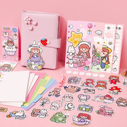 1pc Ziyi Miss AKI Journal Cute Notebook Planner With Free Stickers