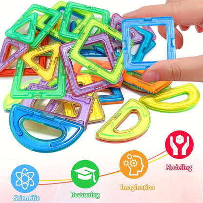 Magnetic Building Blocks Magnets Toys, Big Size STEM Toys Construction Set Toys, Learning Educational Magnet Toys, Birthday Gifts Random colors, Creative Play, Magnetic Cube Puzzle, Magnetic Cube Set, Magnetic Cube Toy, Magne