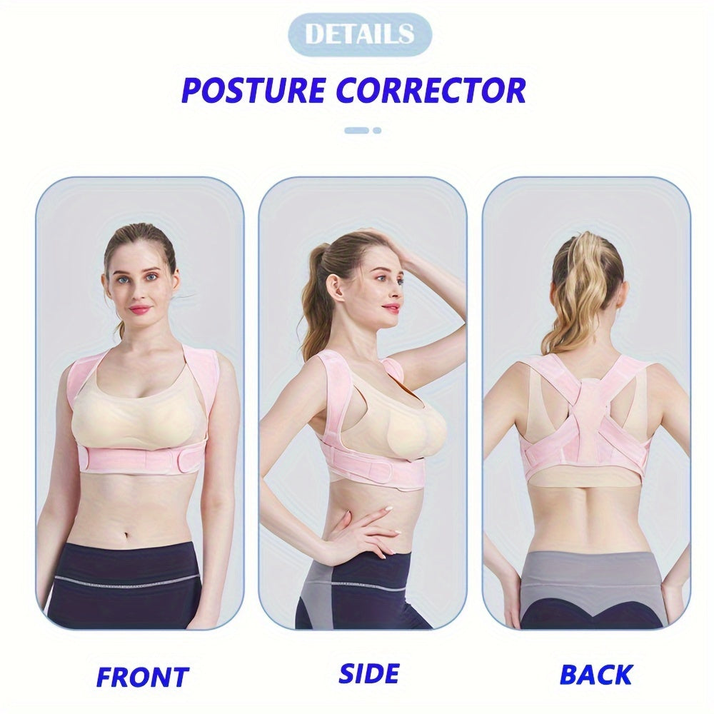 Posture Brace for Women And Men, Adjustable Upper Back Brace for Clavicle Support And Relax for Neck, Shoulder, And Upper Back