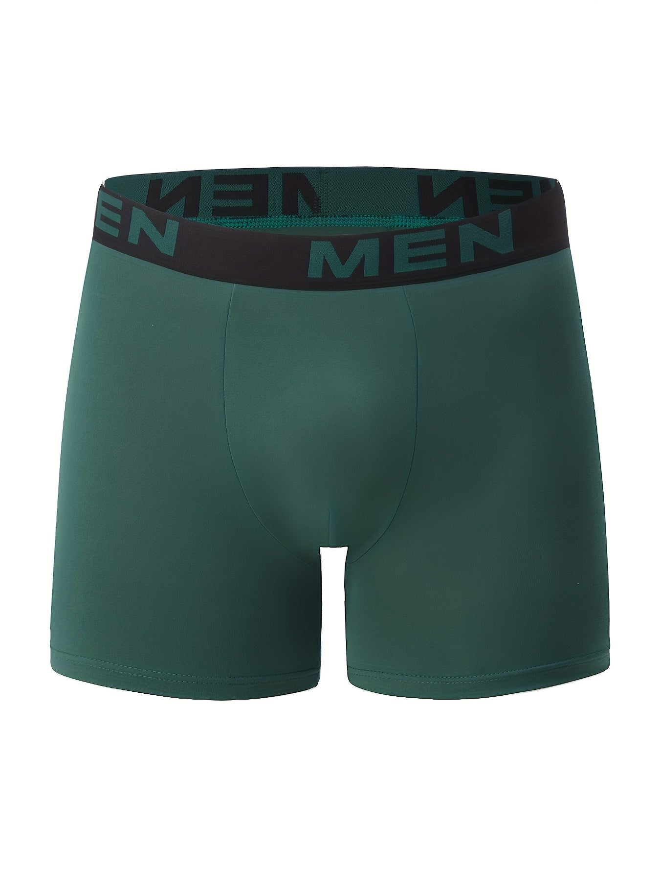 Conjunto de 7 Cuecas Boxer Lisas para Homem - Respiráveis, Confortáveis ​​e com Cós Elástico (Preto, Vermelho, Verde, Branco, Azul Escuro, Azul Claro), Roupa Íntima para Uso Diário | Cuecas Boxer com Cós Elástico | Tecido de Textura Macia