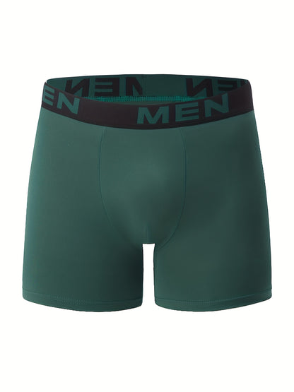 Conjunto de 7 Cuecas Boxer Lisas para Homem - Respiráveis, Confortáveis ​​e com Cós Elástico (Preto, Vermelho, Verde, Branco, Azul Escuro, Azul Claro), Roupa Íntima para Uso Diário | Cuecas Boxer com Cós Elástico | Tecido de Textura Macia