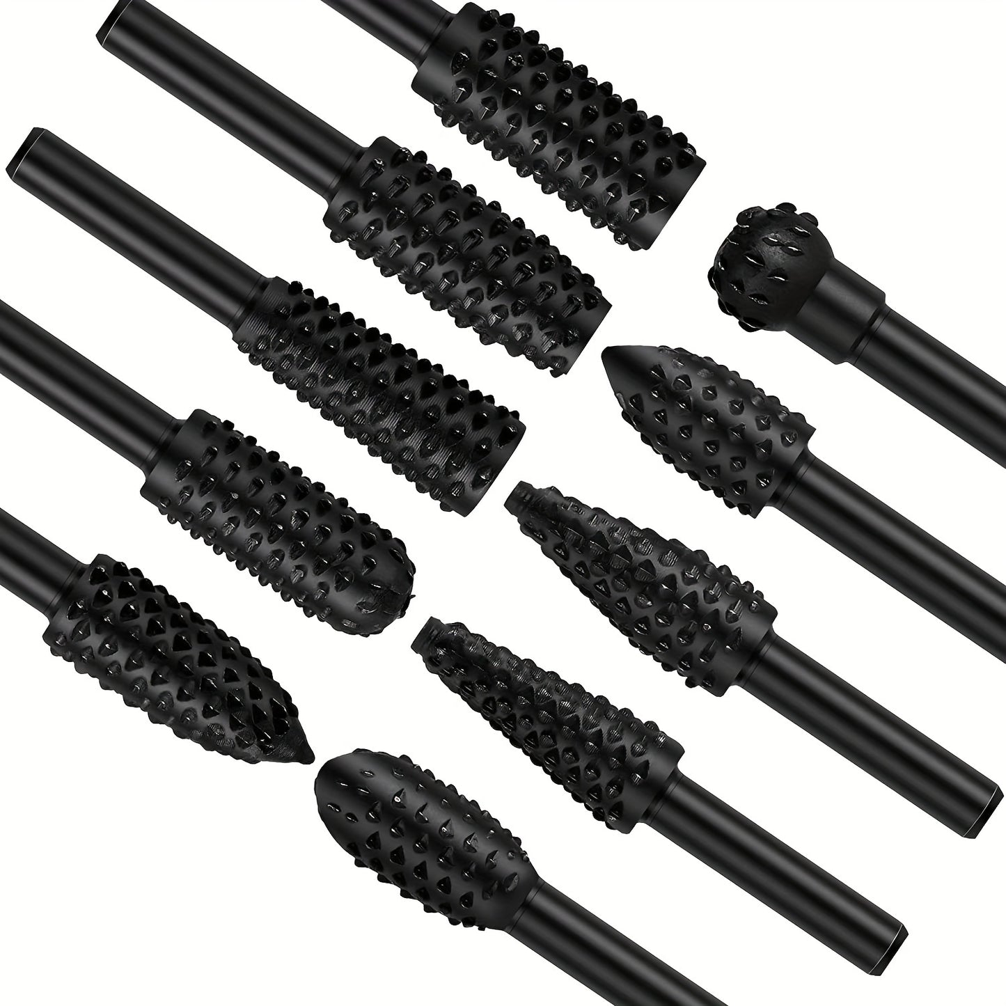 Conjunto de 5/10 brocas para entalhe em madeira, 1/4" (6 mm), broca rotativa para entalhe, ferramenta para trabalhos em madeira DIY, ferramenta elétrica para gravação, polimento e desbaste.