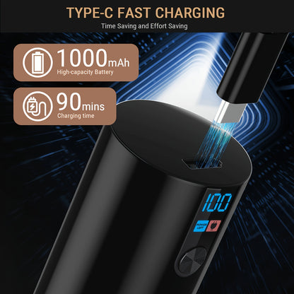 Conjunto de Moedores Elétricos de Sal e Pimenta - Moinho Pequeno para Uso Doméstico com Carregamento USB e Visor LCD - Moinho de Pimenta com Ajuste de Granulometria, Ideal para Cozinhas Domésticas, Restaurantes e Churrascos ao Ar Livre