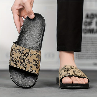 Men'S Breathable Open-Toe Sandals - Comfortable & Durable Casual Walking Shoes with Adjustable Strap, Faux Upper & Rubber Sole, Perfect for Casual Attire, Strappy Sandals