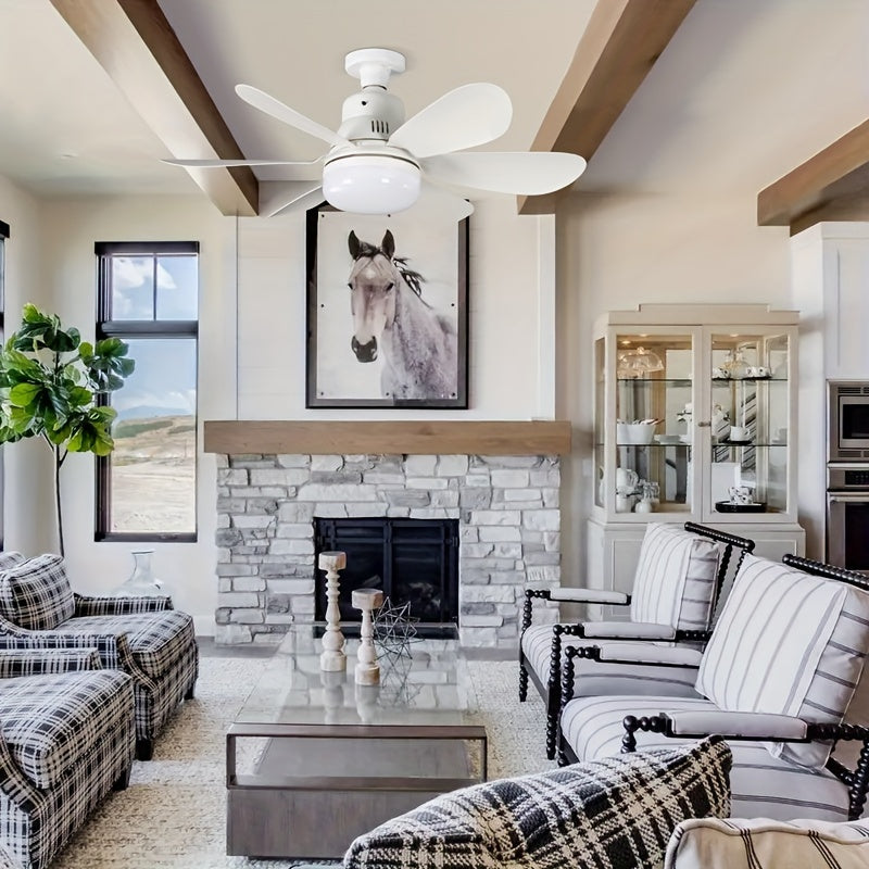 1pc Ceiling Fan With A Remote Control Multifunctional E26/E27 Socket, Adjustable Light And Fan, Simple Style, Easy To Install, Perfect For Bathrooms, Bedrooms, Study Rooms, Living Rooms, Dining Rooms With LED Lights.