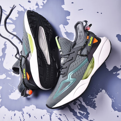 2026 Summer New Knit Men's Casual Shoes, Elastic Shock-Absorbing Sports Sneakers for Students - Trendy and Versatile Running Shoes