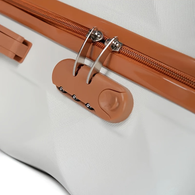 Conjunto de 4 malas de viagem de 20+24 polegadas, malas rígidas em ABS com rodas giratórias, conjunto de malas de viagem leves para senhora e homem com cadeado, inclui (20+24) + bolsa de ginástica de viagem, conjunto de malas, mala de viagem, malas