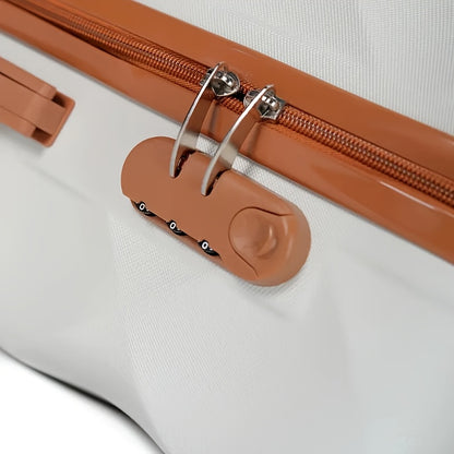 Conjunto de 4 malas de viagem de 20+24 polegadas, malas rígidas em ABS com rodas giratórias, conjunto de malas de viagem leves para senhora e homem com cadeado, inclui (20+24) + bolsa de ginástica de viagem, conjunto de malas, mala de viagem, malas