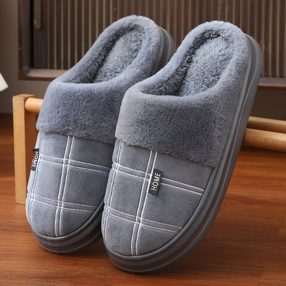 Pair of Winter Warm Men's Oversized Slippers for Home UseSuitable for men & women