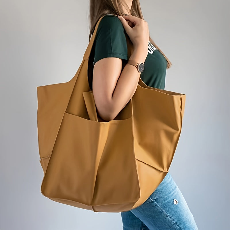 New Simple Women's       Large Capacity Tote for Shopping and Daily Commuting