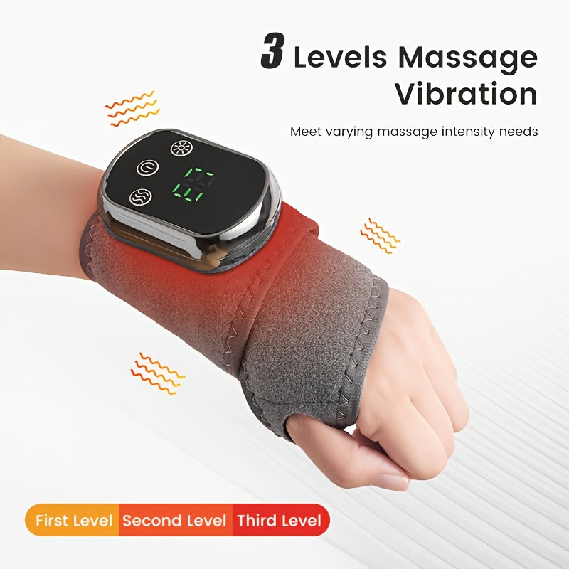Portable wrist massager, vibration, three modes