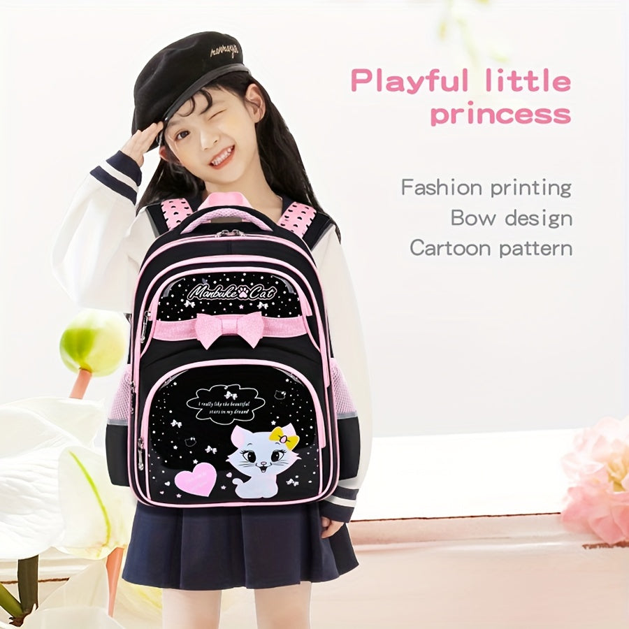 New cute and trendy children's backpack for elementary school students 1 2 3 4 5 6 grade girls 6 12 years old lightweight