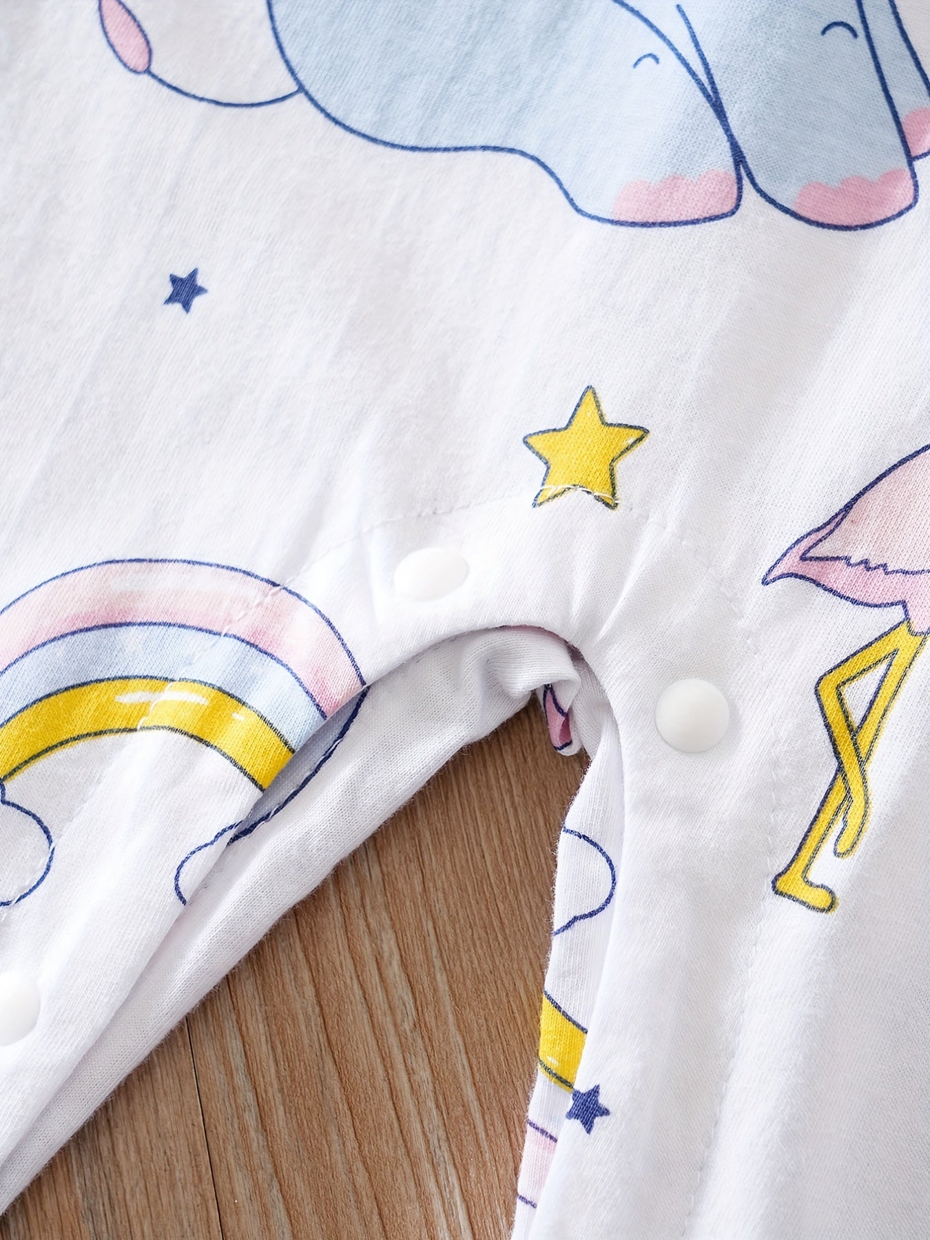 Baby Cute Cartoon Koala Long Sleeve Crew Neck Rompers