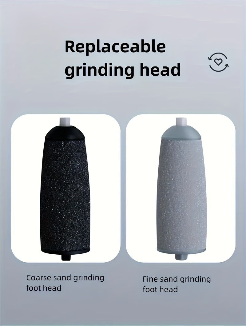 Removedor de calos elétrico para os pés, lixa de pés portátil e recarregável com esmeril para os pés.