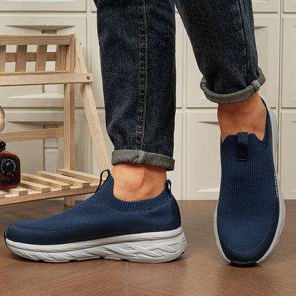 Ténis de corrida para homem antiderrapante, confortável e respirável, para uso interior e exterior.