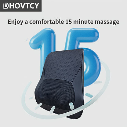 DHovtcy Full Body Massager with Heat – 3 Massage Modes, 2 Levels, 3D Kneading for Deep Tissue & Muscle Relaxation, Portable Design for Home Use, White & Black Options, Muscle Massager, Modern Aesthetic, Durable Construction