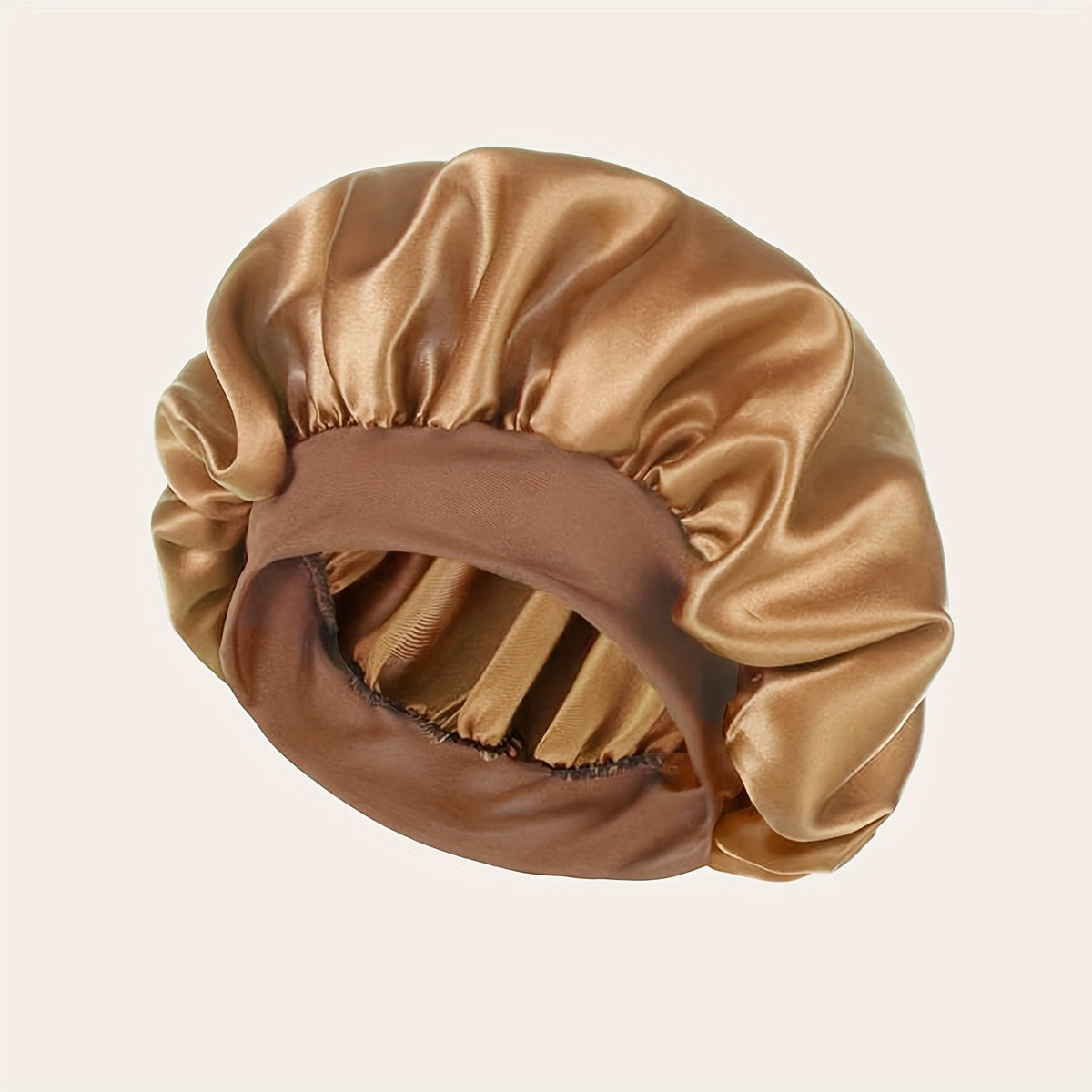Women'S Satin Bonnet 2023, Elastic Band Hair Hat for Curling and Straight Hair, Wide Brim Sleep Cap, Bath Cap, Dry Hair Cover, 100% Polyester, Oil-Free, Comfortable Fit