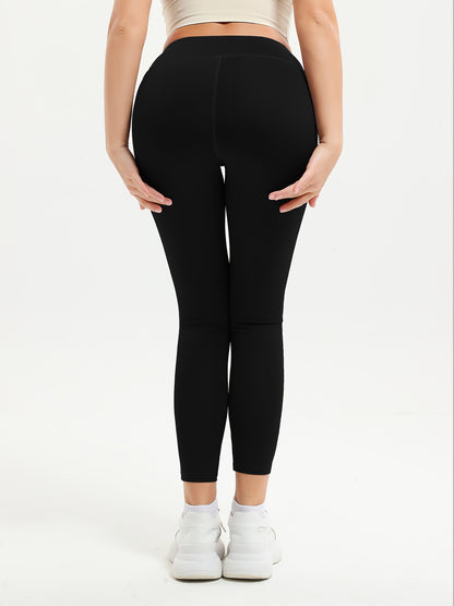 3pcs Women'S High-Waisted Butt-Lifting Stretchy Yoga Pants - Breathable, All-Season Workout Leggings for Fitness, Running & Yoga, Stretchy & Tummy Control Design, Black, Green, Maroon, High Waisted Leggings