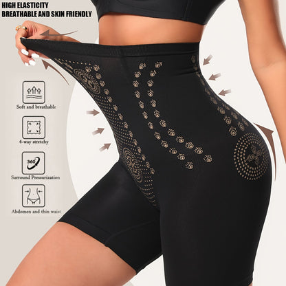 1pc Women's High-Waist Shapewear Waist Trainer Panty - Posture-Correcting Tummy Control Leg Opening, Butt Lift & Abdomen - Multi-Size Options (S-XXL) - Non- Body Shaping Underwear with High & Smooth Texture - Felt Belly Contr