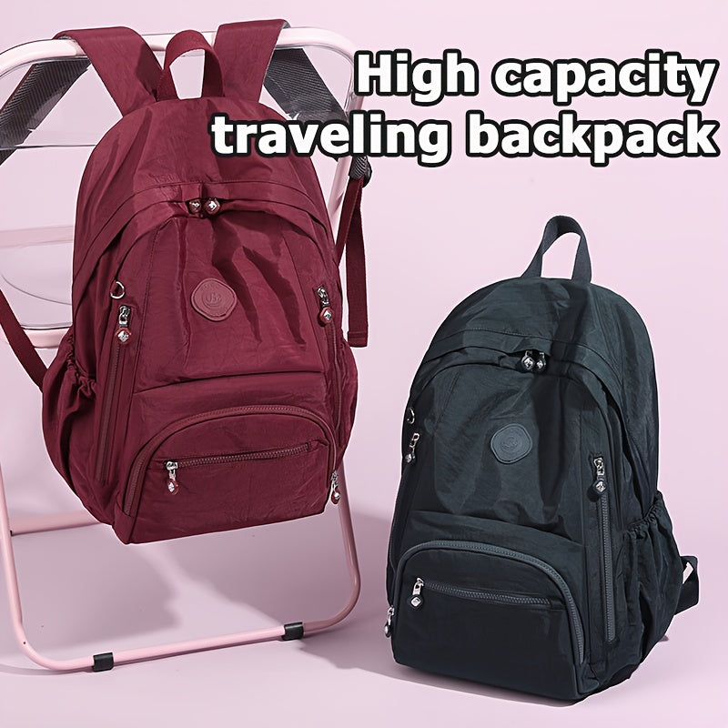 Women's Travel Backpack Women's Multi-Pocket College School Bag Transparent Bag Large Capacity Laptop Backpack Reinforcement
