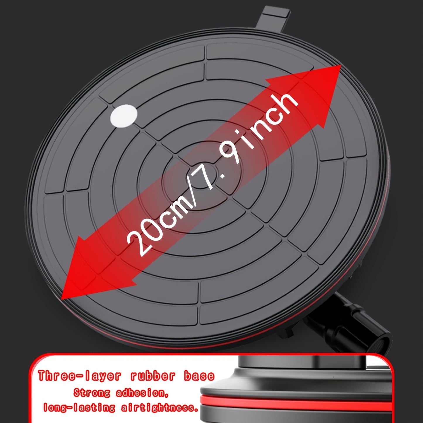 2pcs rubber industrial-grade vacuum suction cups with precision dials, for glass handling tile tiling, furniture moving, rock plate handling, etc., is a good helper for your decoration home, suitable for men and Women's holid